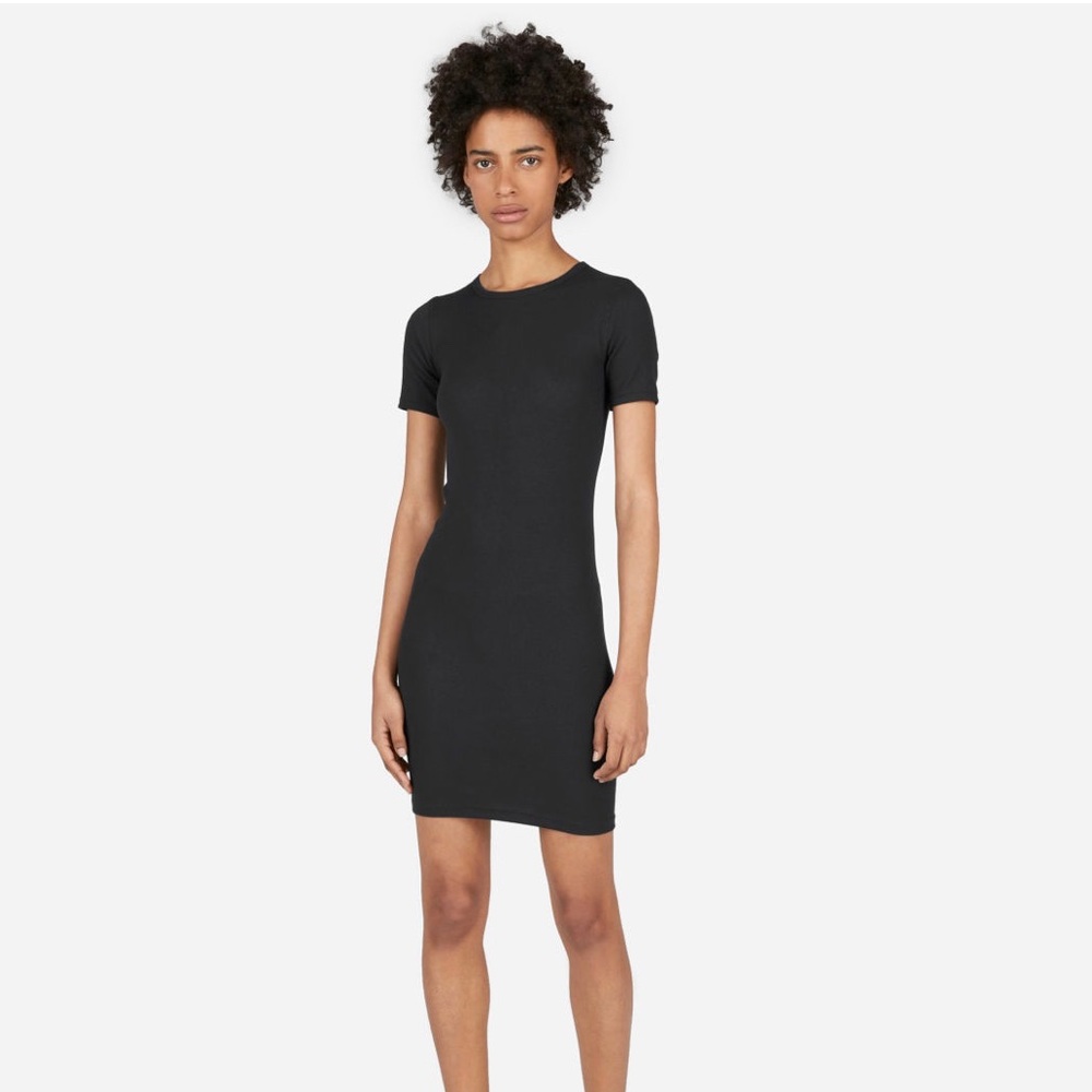 Everlane | Pima Micro Rib Tee Dress